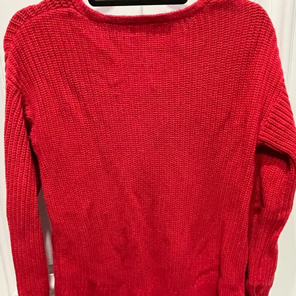 Macy’s Style & Co. Women’s Size Small Red Sweater - Picture 2 of 7